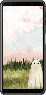 TPU чехол Привидение для Samsung Galaxy A7 (2018) A750F - 6401b-1582 изображение 