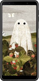 TPU чехол Клубничные поля и привидения для Samsung Galaxy A7 (2018) A750F - 6426b-1582 изображение 