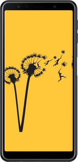 TPU чехол Мінімалізм кульбаби для Samsung Galaxy A7 (2018) A750F - 6449b-1582 изображение 