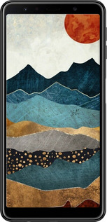 TPU чехол захід сонця для Samsung Galaxy A7 (2018) A750F - 6475b-1582 изображение 