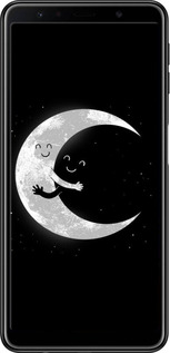 TPU чехол Місячні обійми для Samsung Galaxy A7 (2018) A750F - 6508b-1582 изображение 