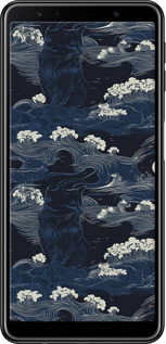 TPU чехол Морська тематика у стилі арт-деко для Samsung Galaxy A7 (2018) A750F - 6520b-1582 изображение 