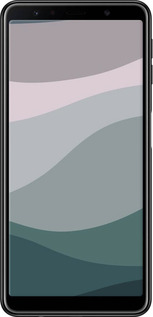 TPU чехол С фиолетовым и бирюзовым ретро-стилем и волнами для Samsung Galaxy A7 (2018) A750F - 6533b-1582 изображение 