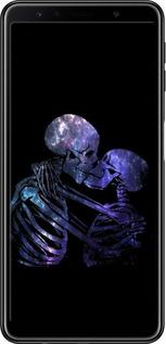 TPU чехол Із зображенням скелета для Samsung Galaxy A7 (2018) A750F - 6537b-1582 изображение 