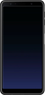 TPU чехол Градиент в тёмно - синем стиле для Samsung Galaxy A7 (2018) A750F - 6542b-1582 изображение 