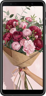 TPU чехол Пионы 1 для Samsung Galaxy A7 (2018) A750F - 6705b-1582 изображение 