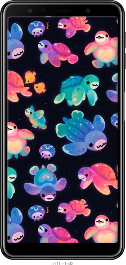 TPU чехол № 5411 для Samsung Galaxy A7 (2018) A750F - 5411b-1582 изображение 