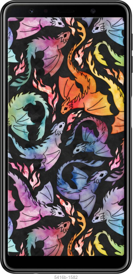 TPU чехол № 5416 для Samsung Galaxy A7 (2018) A750F - 5416b-1582 изображение 