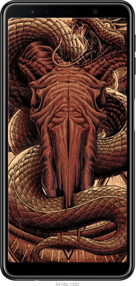 TPU чехол № 5418 для Samsung Galaxy A7 (2018) A750F - 5418b-1582 изображение 