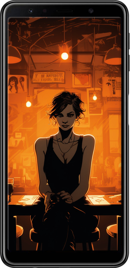 TPU чехол Чохол для телефону для Samsung Galaxy A7 (2018) A750F - 5948b-1582 изображение 