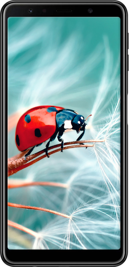 TPU чехол Божья коровка для Samsung Galaxy A7 (2018) A750F - 6049b-1582 изображение 