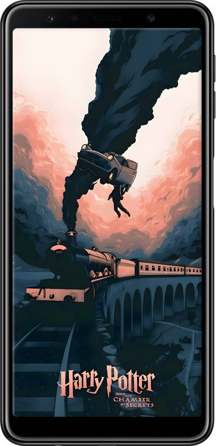 TPU чехол Гарри Поттер для Samsung Galaxy A7 (2018) A750F - 6331b-1582 изображение 