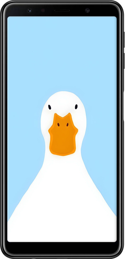 TPU чехол Гусь для Samsung Galaxy A7 (2018) A750F - 6350b-1582 изображение 