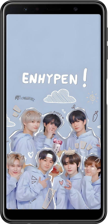 TPU чехол Енхайпен для Samsung Galaxy A7 (2018) A750F - 6362b-1582 изображение 