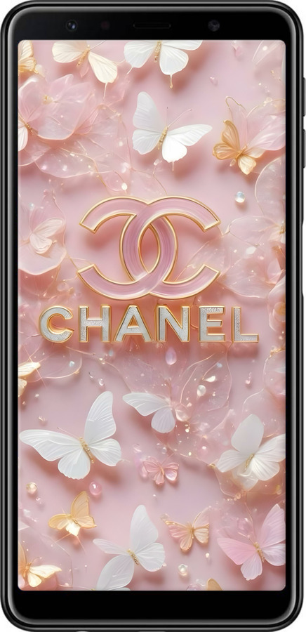 TPU чехол Шанель для Samsung Galaxy A7 (2018) A750F - 6366b-1582 изображение 