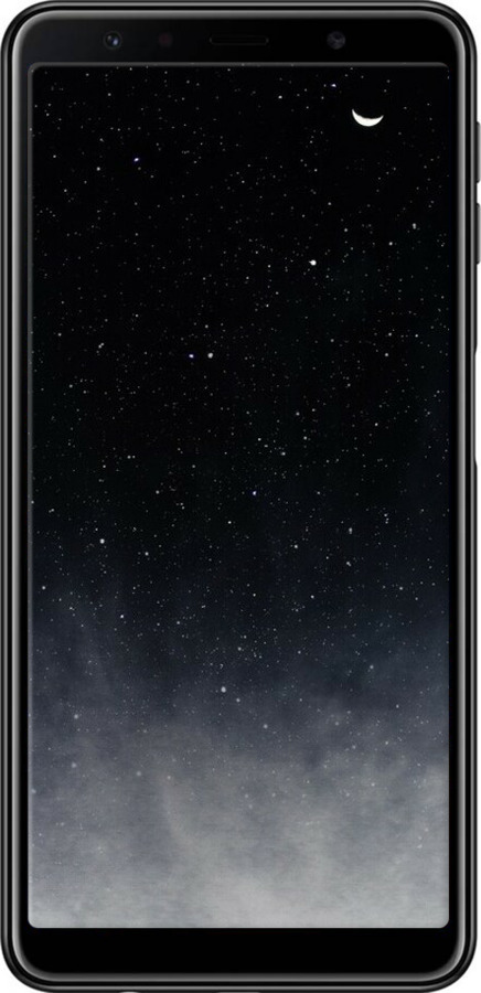 TPU чехол Сині хмари, Синій місяць для Samsung Galaxy A7 (2018) A750F - 6396b-1582 изображение 