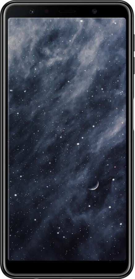 TPU чехол Сині хмари, Синій місяць для Samsung Galaxy A7 (2018) A750F - 6398b-1582 изображение 