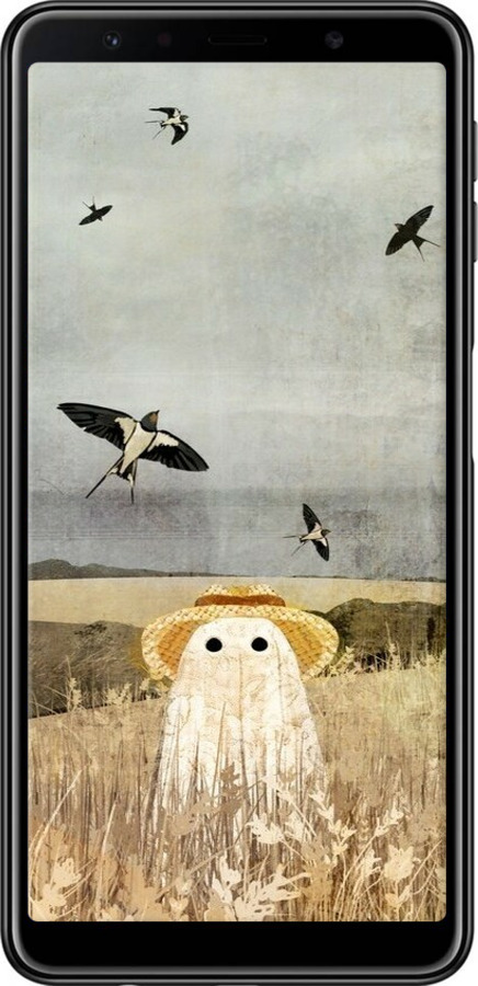TPU чехол Призрак в поле для Samsung Galaxy A7 (2018) A750F - 6427b-1582 изображение 