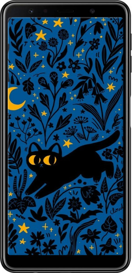 TPU чехол Літня ніч для Samsung Galaxy A7 (2018) A750F - 6472b-1582 изображение 