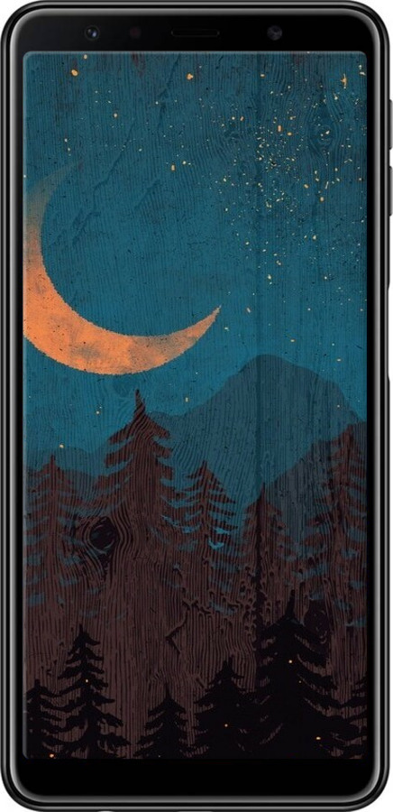TPU чехол Зоряний ліс для Samsung Galaxy A7 (2018) A750F - 6480b-1582 изображение 