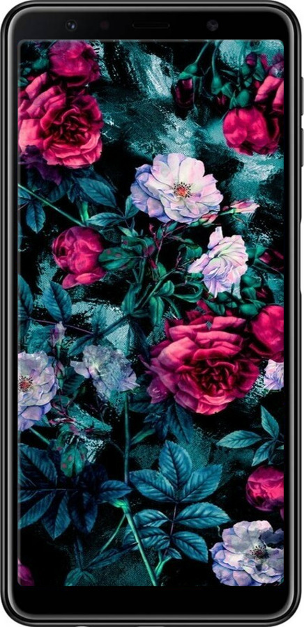 TPU чехол Сад и розы для Samsung Galaxy A7 (2018) A750F - 6483b-1582 изображение 