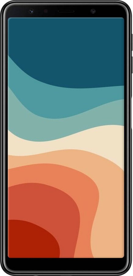 TPU чехол У стилі ретро з хвилями для Samsung Galaxy A7 (2018) A750F - 6531b-1582 изображение 