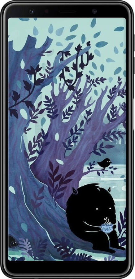 TPU чехол Арт принт Тихое место чая для Samsung Galaxy A7 (2018) A750F - 6544b-1582 изображение 