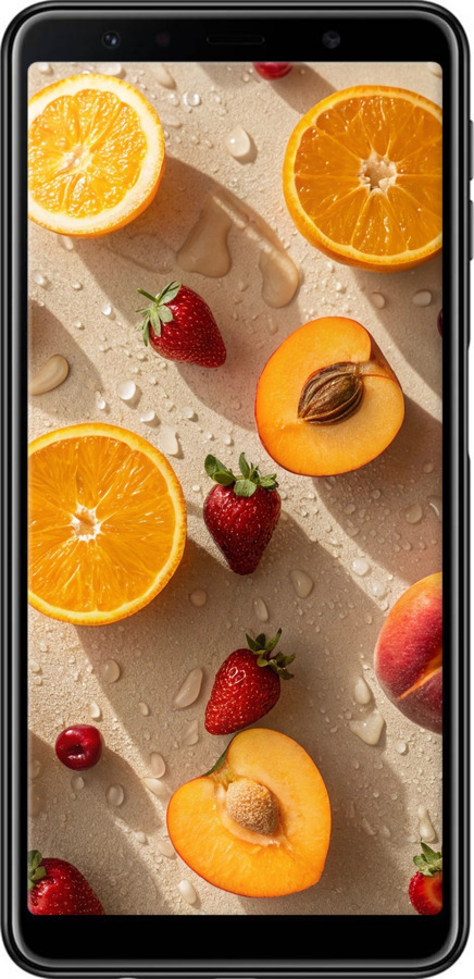 TPU чехол Фрукты 3 для Samsung Galaxy A7 (2018) A750F - 6703b-1582 изображение 