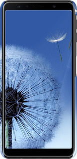3D пластиковий матовий чехол Кульбабка для Samsung Galaxy A7 (2018) A750F - 6005m-1582 изображение 