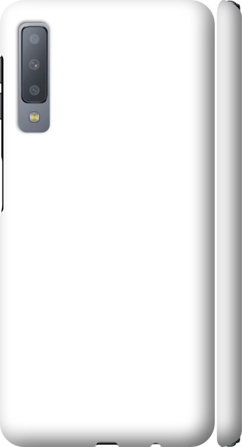 3D пластиковий матовий чехол Прозорий для Samsung Galaxy A7 (2018) A750F - 5636m-1582 изображение 