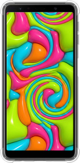 Силикон с усиленными углами чехол Y2K Jelly Dream для Samsung Galaxy A7 (2018) A750F - 6780sp-1582 изображение 