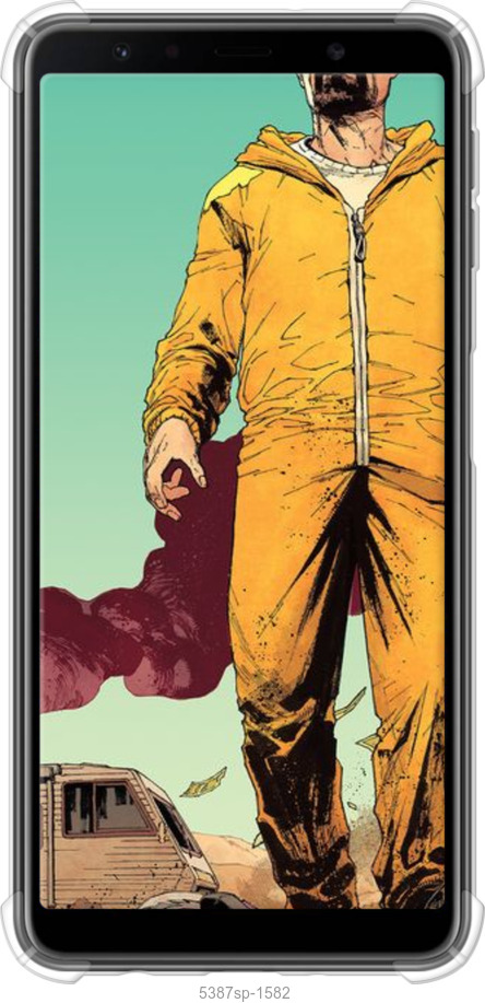 Силикон с усиленными углами чехол № 5387 для Samsung Galaxy A7 (2018) A750F - 5387sp-1582 изображение 