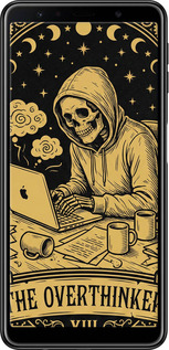 2D пластиковый чехол The Overthinker для Samsung Galaxy A7 (2018) A750F - 6774t-1582 изображение 