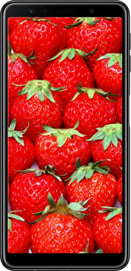 2D пластиковий чехол Полуниця для Samsung Galaxy A7 (2018) A750F - 6020t-1582 изображение 