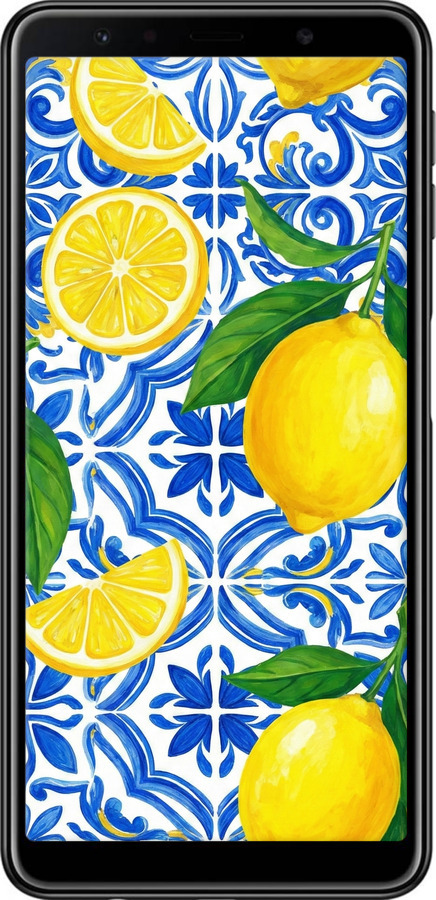 Силіконовий чехол Grocery Girl Italian Summer для Samsung Galaxy A7 (2018) A750F - 6766u-1582 изображение 