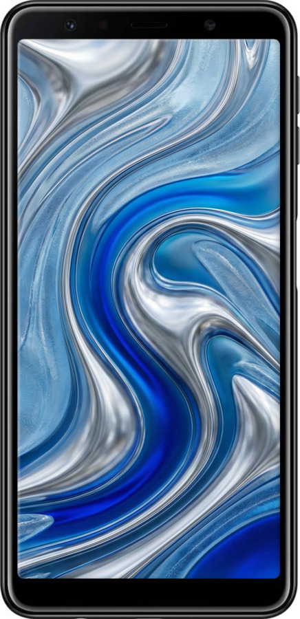 2D пластиковий чехол Liquid Chrome для Samsung Galaxy A7 (2018) A750F - 6781t-1582 изображение 