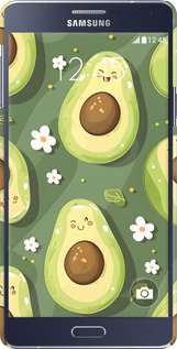 3D пластиковый матовый чехол Авокадо для Samsung Galaxy A7 A700H - 6380m-117 изображение 