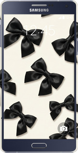 3D пластиковый матовый чехол Dark Coquette для Samsung Galaxy A7 A700H - 6765m-117 изображение 