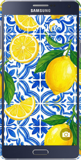 3D пластиковий матовий чехол Grocery Girl Italian Summer для Samsung Galaxy A7 A700H - 6766m-117 изображение 