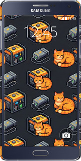 3D пластиковий матовий чехол Autonomous Zone для Samsung Galaxy A7 A700H - 6771m-117 изображение 