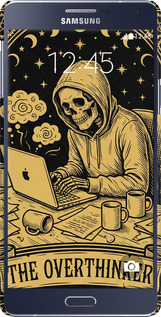 3D пластиковый матовый чехол The Overthinker для Samsung Galaxy A7 A700H - 6774m-117 изображение 