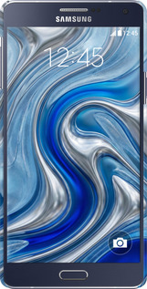 3D пластиковый матовый чехол Liquid Chrome для Samsung Galaxy A7 A700H - 6781m-117 изображение 