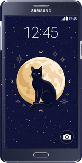 3D пластиковий матовий chehol(1620) - TRANSLATE NOT EXISTS 'Cute Cat Celestial/Witchy' dlya(1621) - TRANSLATE NOT EXISTS Samsung Galaxy A7 A700H - 6787m-117 изображение 1