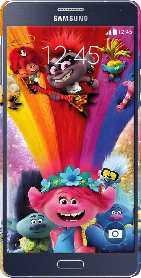 3D пластиковый матовый чехол Троли для Samsung Galaxy A7 A700H - 6343m-117 изображение 