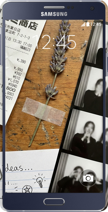 3D пластиковий матовий чехол Aesthetic Scrapbook Collage для Samsung Galaxy A7 A700H - 6773m-117 изображение 