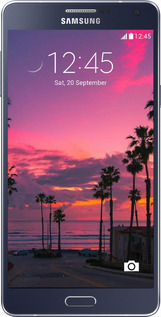 Силиконовый чехол Пальмы для Samsung Galaxy A7 A700H - 5873u-117 изображение 