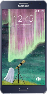 Силіконовий чехол Привид та зірки для Samsung Galaxy A7 A700H - 6443u-117 изображение 