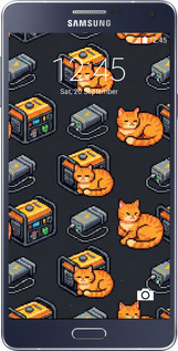 Силиконовый чехол Autonomous Zone для Samsung Galaxy A7 A700H - 6771u-117 изображение 