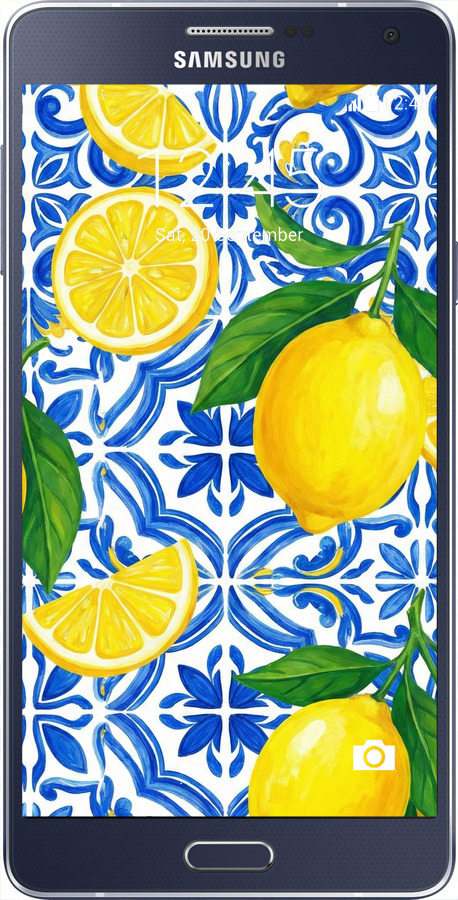 Силиконовый чехол Grocery Girl Italian Summer для Samsung Galaxy A7 A700H - 6766u-117 изображение 