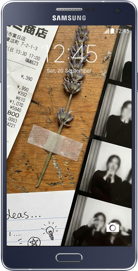 Силиконовый чехол Aesthetic Scrapbook Collage для Samsung Galaxy A7 A700H - 6773u-117 изображение 